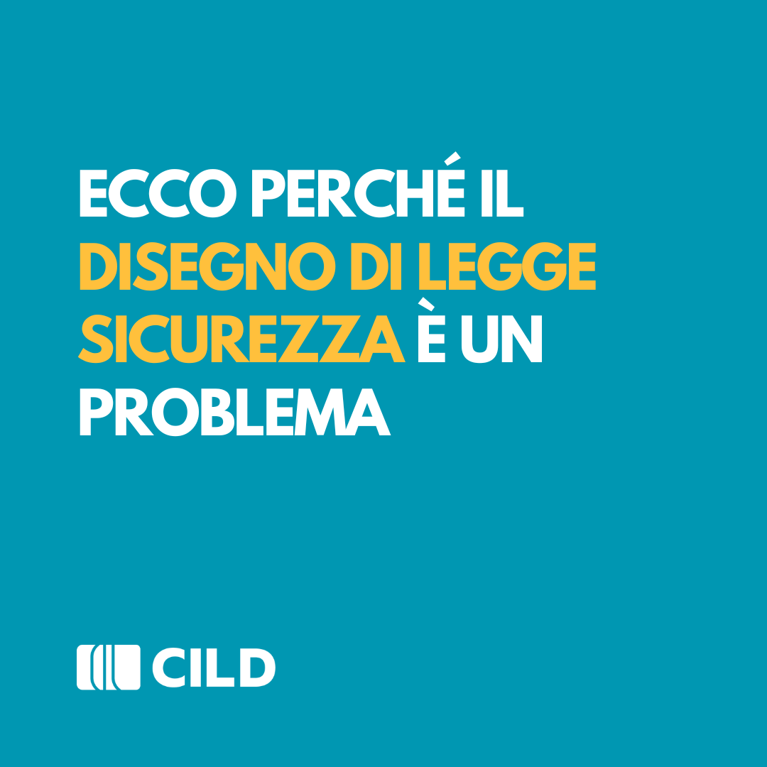 Ecco perché il disegno di legge sicurezza è un problema